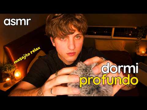 asmr MASAJE CRANEAL y SUSURROS CERCA DEL MIC para DORMIR YA asmr español