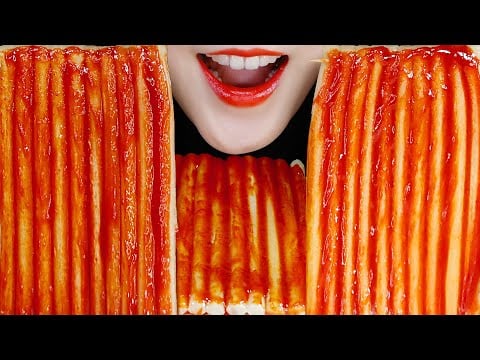 LONG TTEOKKOCHI ASMR LONG TTEOKBOKKI MUKBANG ASMR SPICY RICE CAKE ASMR
