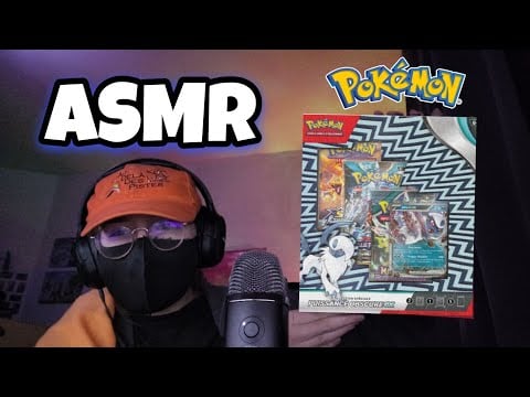 ASMR FRANÇAIS • OUVERTURE COFFRET POKÉMON PUISSANCE OBSCURE EX 😴💤 (je pack une magnifique carte !)