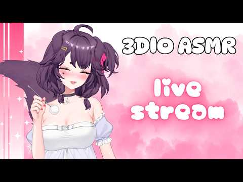 3DIO ASMR ♡ Shhh… Just Relax With Me ˖ ࣪⚝⋆ ear cleaning, soft whispers~