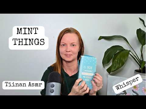 Mint Colored Objects & Whispered Relaxation | ASRM with accent