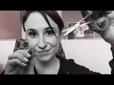 ASMR Eyebrow Shaping & Trimming ✂️