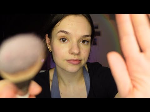 ASMR for anyone dealing with health issues (calming, kind words & face brushing/touching)