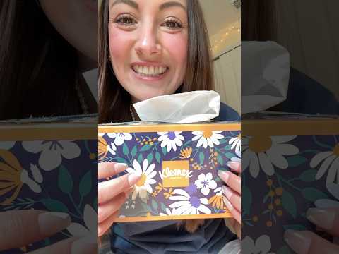 asmr gentle tissue box tapping