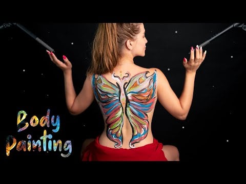Asmr BODY PAINTING para DORMIR  | ASMR Español | Asmr with Sasha