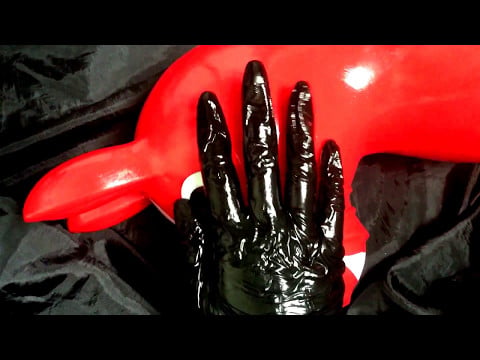 LATEX GLOVES 🔴  RODY🐎 RUBBER MASSAGE 🔲 SHINY LATEX🎧 [[ASMR]]