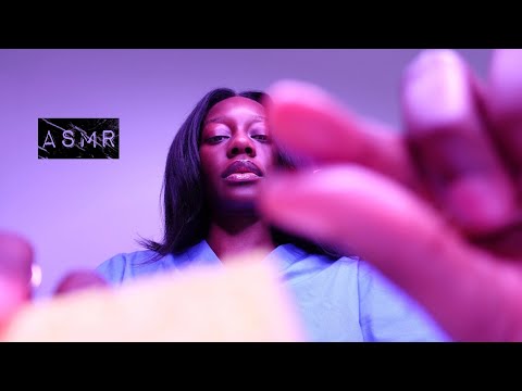 ASMR THERE'S SOMETHING ON YOUR FACE PT. 2 ! BRUSHING, PLUCKING, SPITTING 🔎🤔