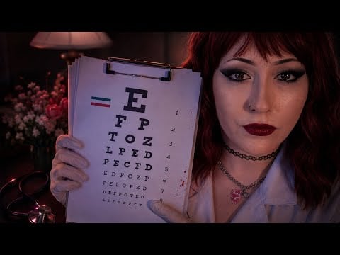Eye Exam ASMR | There’s Something In Your Eyes!