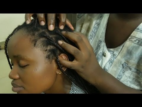 ASMR Brain Melting Scalp Scratching & Head Massage 💆🏾‍♀️