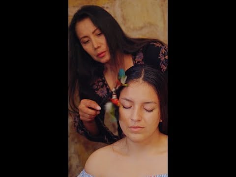 Relaxing ASMR massage & whispering for tingles, relaxation & sleep 💆🏻‍♀️ Nelly ASMR #shorts