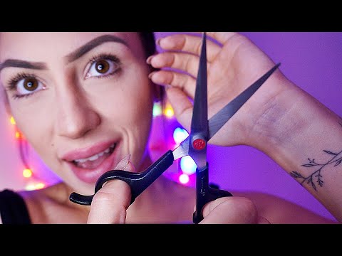 ASMR: CORTANDO SEU CABELO (bem realista e relaxante)