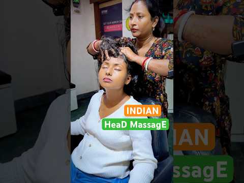 ASMR Indian Head Massage To Relief Stress | Shorts #asmr  #infinityasmr