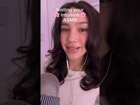testing your intuition ASMR #asmr #tingles #visualtingle #triggersforsleep