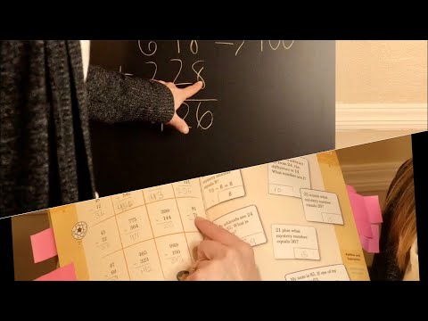 ASMR - Math Instructor Roleplay (Relaxing Chalkboard Sounds) - Softly Spoken