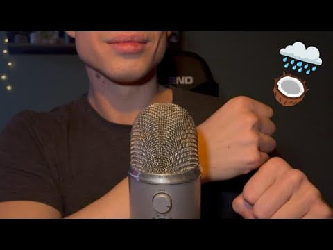 ASMR | Coconut Rain Trigger 🥥🌧️ Intense Mouth Sounds