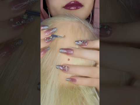 Scalp Scratching 💆🏻‍♀️💉 #asmr #satisfying #shorts #relax #asmrtriggers