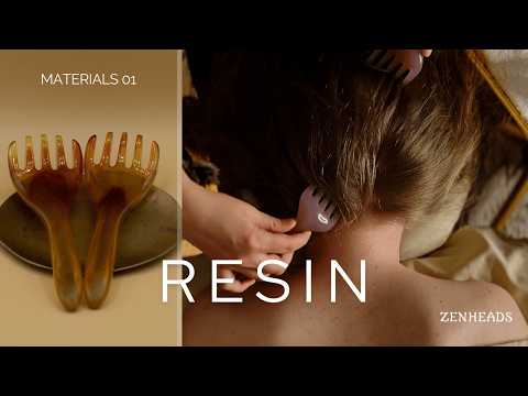 Resin Only Hair Play ASMR [Combing and Scalp Massage] [No Talking]