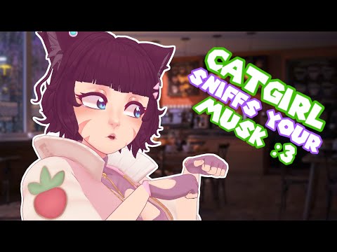 [ASMR]🐾 Catgirl Sniffs Your Musk & Rawrs at You For Big Brain Tingles