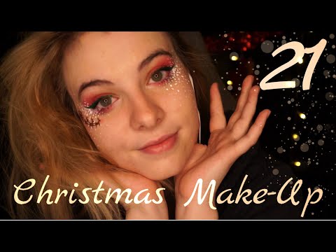 ❄️ ASMR ADVENT CALENDAR ❄️ Day 21 - christmas make-up 🦌