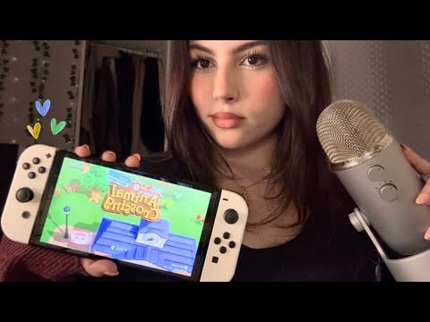 ASMR Animal Crossing 🍄 | Cozy Gameplay & Soft Whispers 🌙