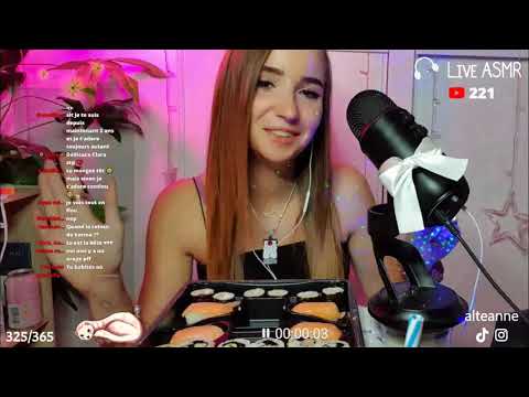 LIVE ASMR 🍣 DEGUSTATION de SUSHIS - Mukbang Blabla