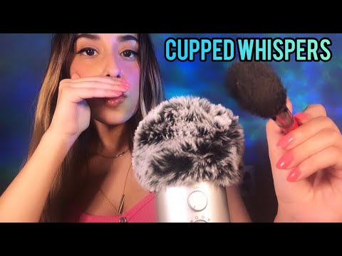 ASMR Breathy Cupped Whispers 👄 (Close Up/Visual)