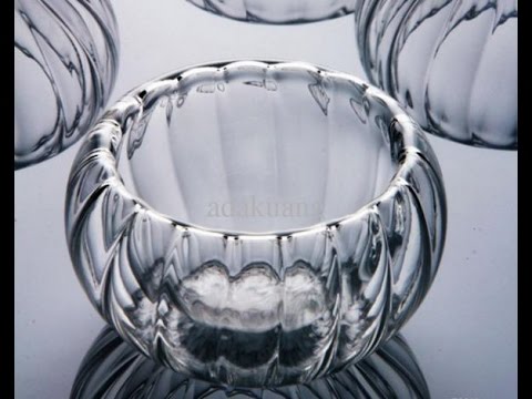 ASMR Tapping Textured Glass