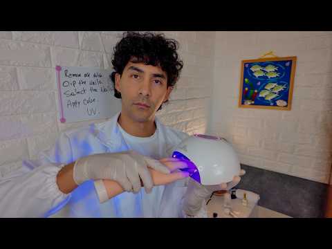[ASMR] A relaxing way to learn how to do a manicure.