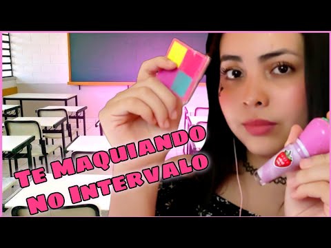 Asmr Te Maquiando No Intervalo Da Escola 🏫