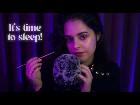 EYES CLOSED Scalp Massage to FALL ASLEEP! 🌧️ ASMR w/ Thunderstorm