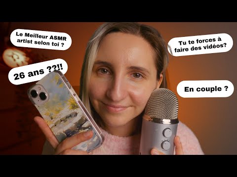 ASMR Chuchotement | Je Réponds Sans Filtre à Vos Questions ✨ (F.A.Q)