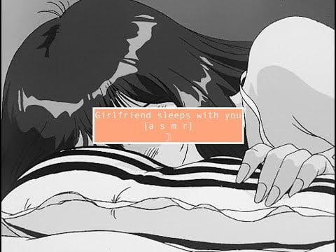 asmr Girlfriend sleeps with you [no talking] [rain sounds] [soft breathing]