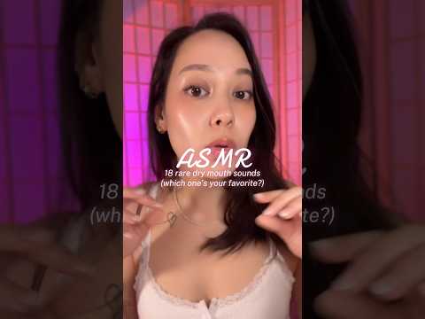 18 RARE DRY MOUTH SOUNDS IN ASMR 🩷 Which One’s Your Favorite?