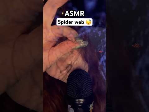 Spider web ASMR 😴Clicky whisper and mouth sounds 🕸️Cobweb
