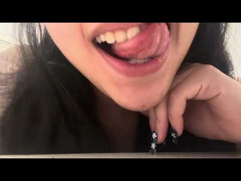 ASMR peeling tape off my mouth||cut short 