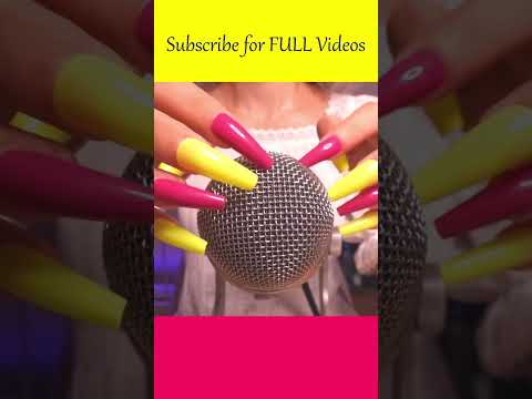 ASMR Mic Scratching with Long Nails  #asmr #asmrsleep #notalkingasmr #micscratching