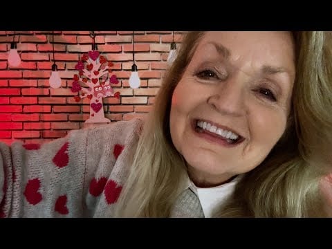 ASMR The Lady Obsessed with Valentines does Your Hair 💝💘