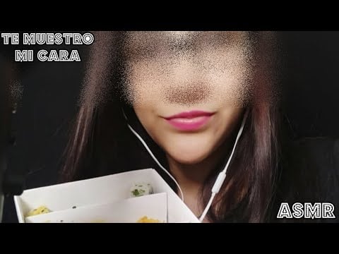 ⭐ASMR Comiendo Sushi🍣|Te muestro mi rostro x 1era Vez| ASMR en Español | MUKBANG ASMR |Eating Sounds