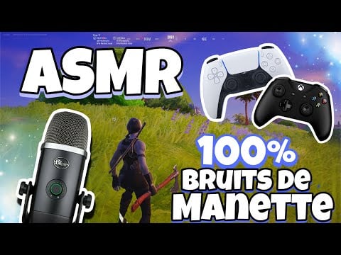 ASMR Français • LES MEILLEURS BRUITS DE MANETTES POUR DORMIR VITE ! (sur fortnite) 😴