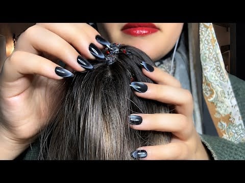 ASMR Wig On Mic Bugs Plucking (no talking)