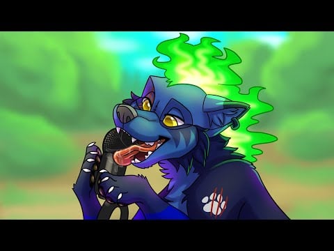 Furry asmr-goodboy ear cleaning and licking