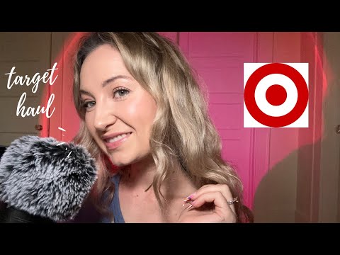 ASMR Relaxing Target Haul: Gentle Whispering, Tapping & Scratching ✨