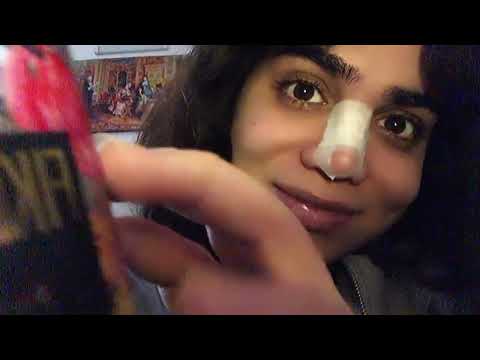ASMR- touching your face 