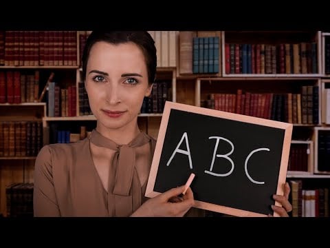 ASMR Deutsch Roleplay 👩‍🏫 Lehrerin bringt dir Englisch bei (Teil 1) | Soft Spoken ASMR Roleplay