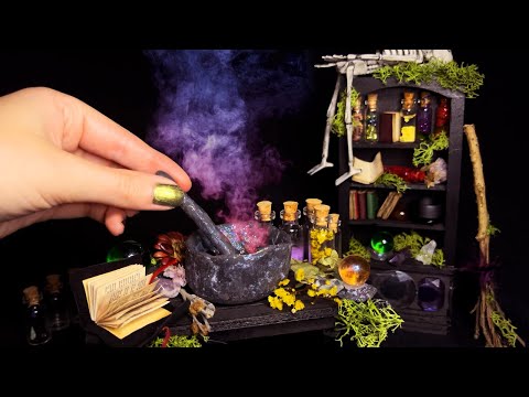 ASMR Miniature Potion Making (Whispered, Layered Sounds)