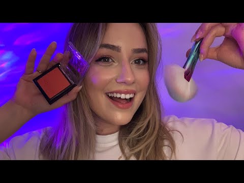 ASMR MAKYAJ ROLEPLAY | TÜRKÇE ASMR | MAKYAJINI YAPIYORUM💜 | DOİNG  YOUR MAKE UP