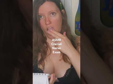 [ASMR] Cranial Nerve Exam [FULL VIDEO IN LINK] #shorts