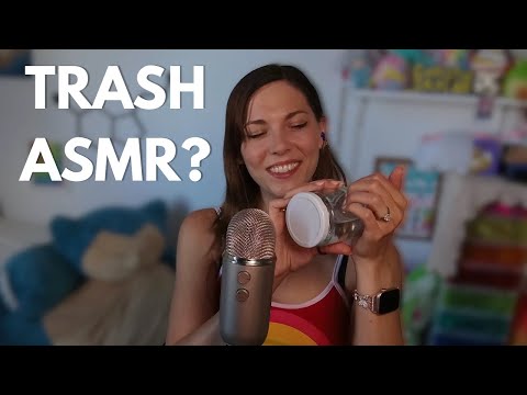 ASMR Tingles from Trash | Triggers from Unlikely Places (tapping, water jar, bubble wrap & whispers)
