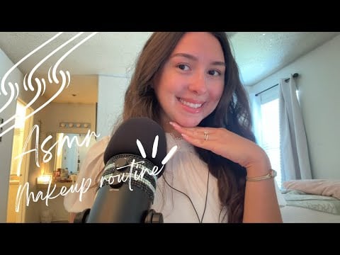 ASMR // natural makeup routine🫧