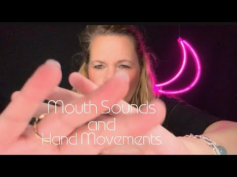 ASMR 👄 tingly mouth sounds 🍬 wet sensitive & finger fluttering • hand movements